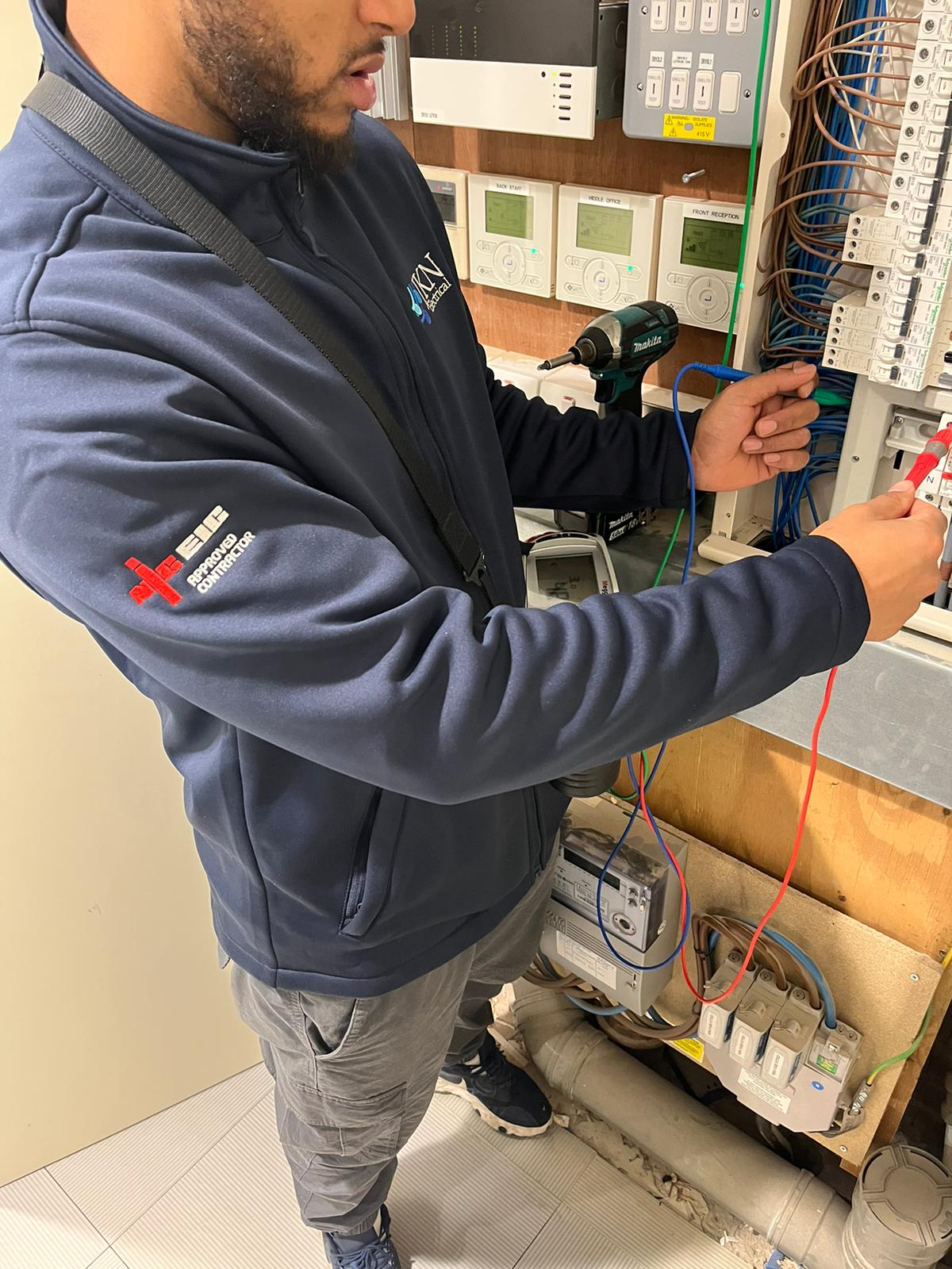 JKN Electrical team at work